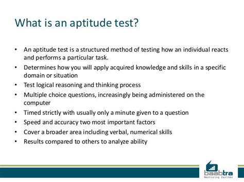 how to improve aptitude testing